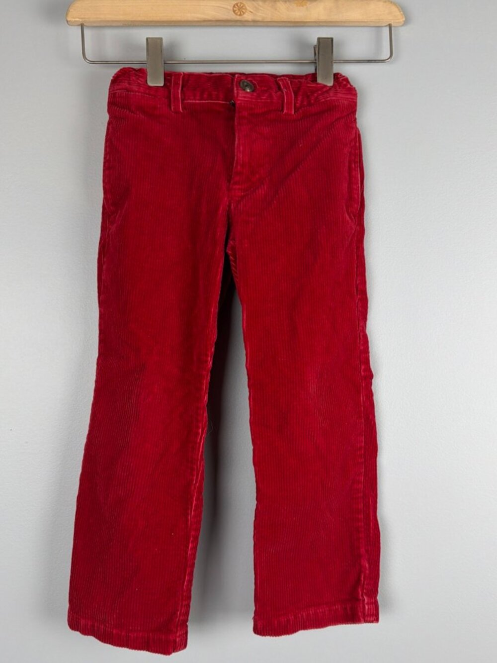 Polo Ralph Lauren Corduroy Pants Boys 4 Red Causal Holiday Vintage Preppy Fall